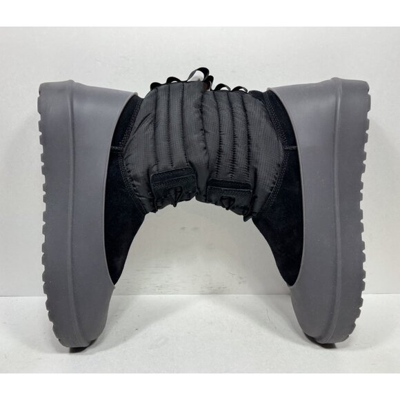 Ugg Classic Mini Lace-Up Weather Boots Black Suede Men’s Size 13 Shoes 1120849 - Picture 5 of 8